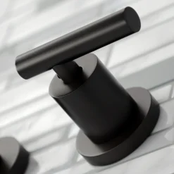 Kingston Brass Manhattan 2-Handle 8-Inch Wall Mount Bathroom Faucet
