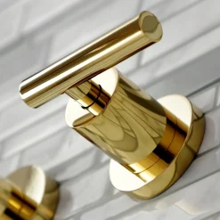 Kingston Brass Manhattan 2-Handle Wall Mount Roman Tub Faucet