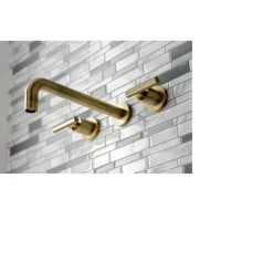 Kingston Brass Manhattan 2-Handle Wall Mount Roman Tub Faucet