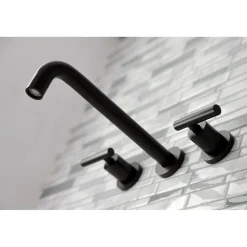 Kingston Brass Manhattan 2-Handle Wall Mount Roman Tub Faucet
