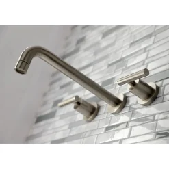 Kingston Brass Manhattan 2-Handle Wall Mount Roman Tub Faucet