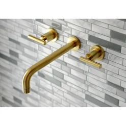Kingston Brass Manhattan 2-Handle Wall Mount Roman Tub Faucet