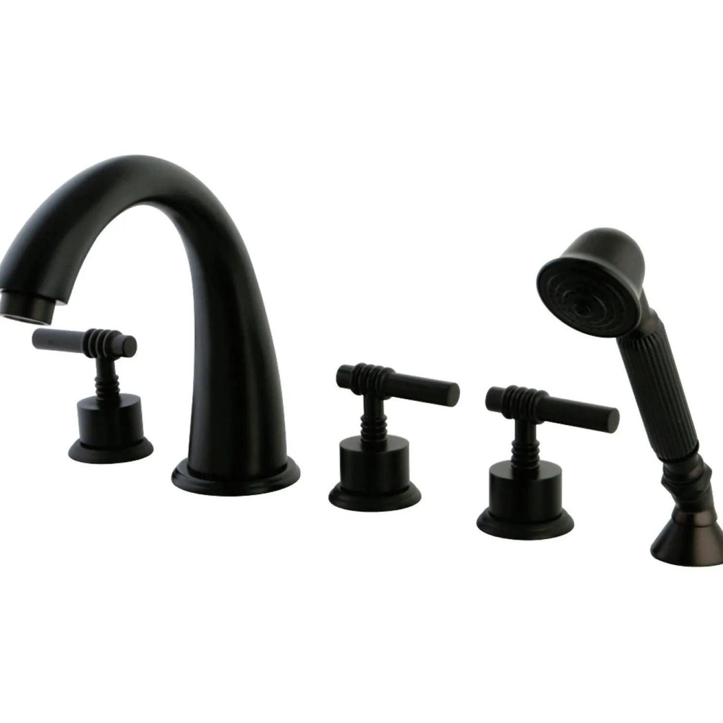 Kingston Brass Manhattan Roman Tub Filler with Hand Shower