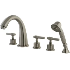 Kingston Brass Manhattan Roman Tub Filler with Hand Shower