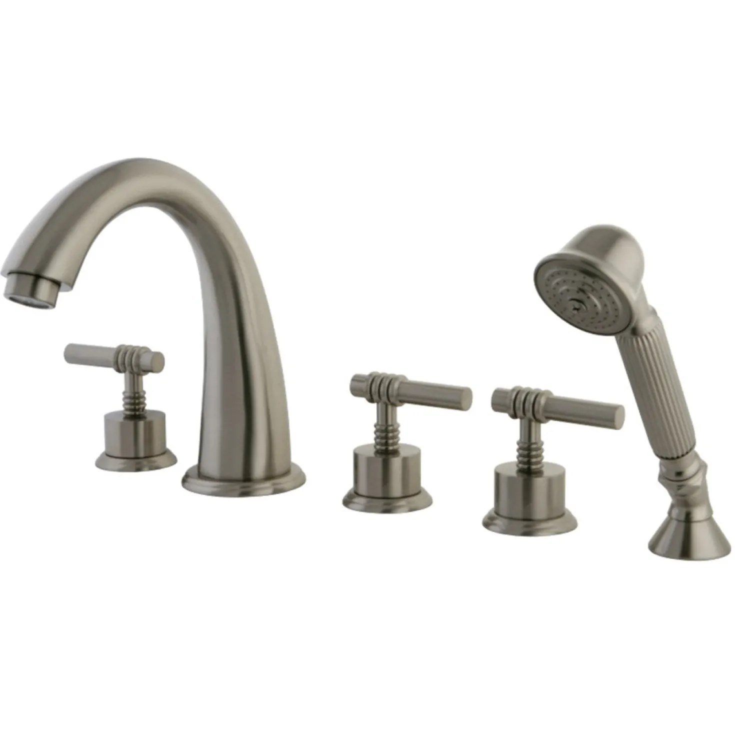 Kingston Brass Manhattan Roman Tub Filler with Hand Shower