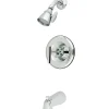 Kingston Brass Manhattan Single Handle Shower Faucet in Polished Chrome