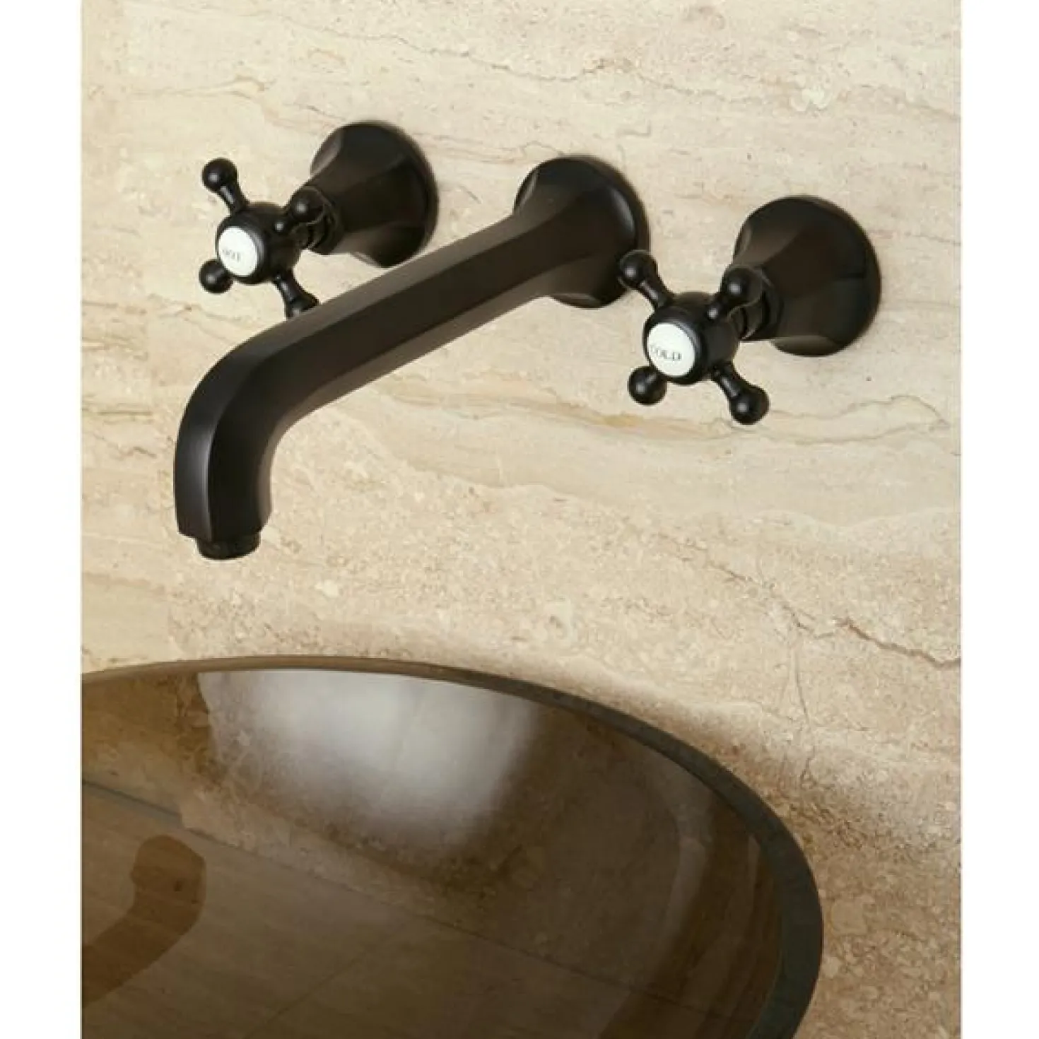 Kingston Brass Metropolitan Wall Mounted Vessel Sink Faucet