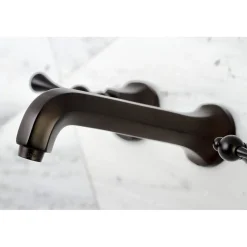 Kingston Brass Metropolitan Wall Mount Bathroom Faucet