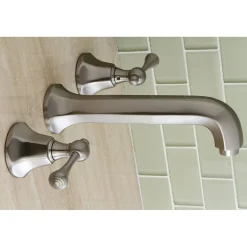 Kingston Brass Metropolitan Wall Mount Bathroom Faucet