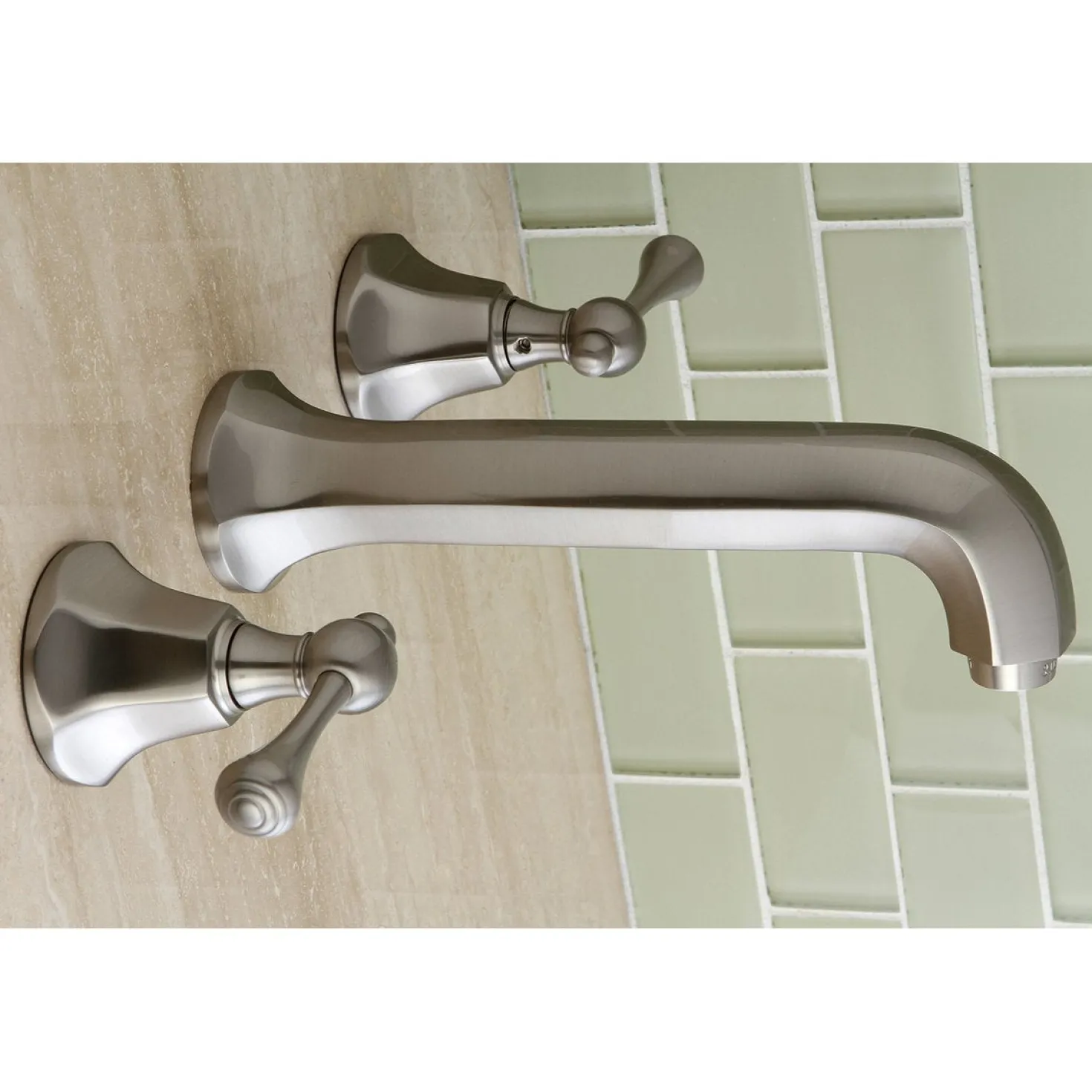 Kingston Brass Metropolitan Wall Mount Bathroom Faucet