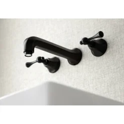 Kingston Brass Metropolitan Wall Mount Bathroom Faucet