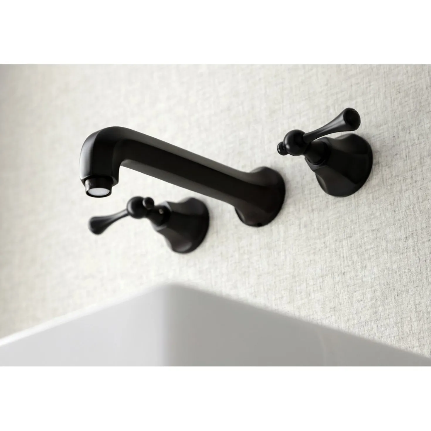 Kingston Brass Metropolitan Wall Mount Bathroom Faucet