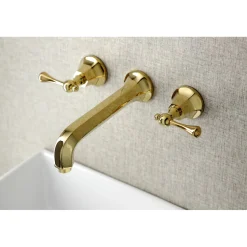 Kingston Brass Metropolitan Wall Mount Bathroom Faucet