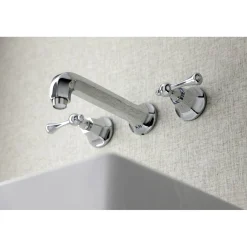 Kingston Brass Metropolitan Wall Mount Bathroom Faucet