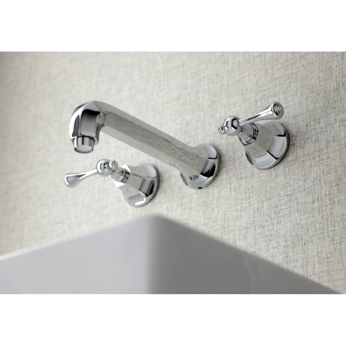 Kingston Brass Metropolitan Wall Mount Bathroom Faucet