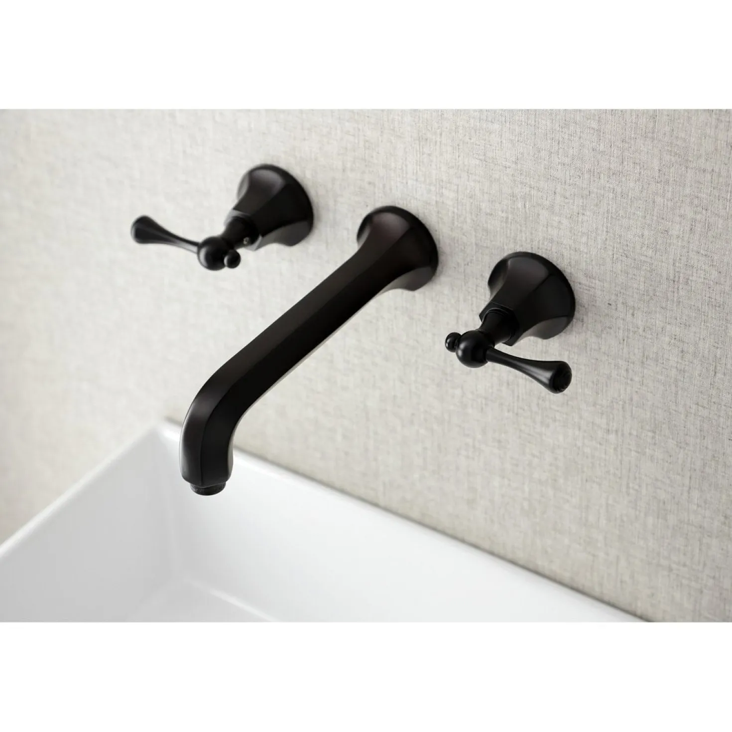 Kingston Brass Metropolitan Wall Mount Bathroom Faucet
