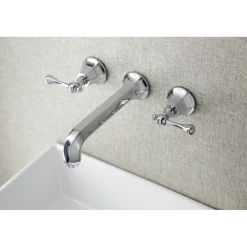 Kingston Brass Metropolitan Wall Mount Bathroom Faucet