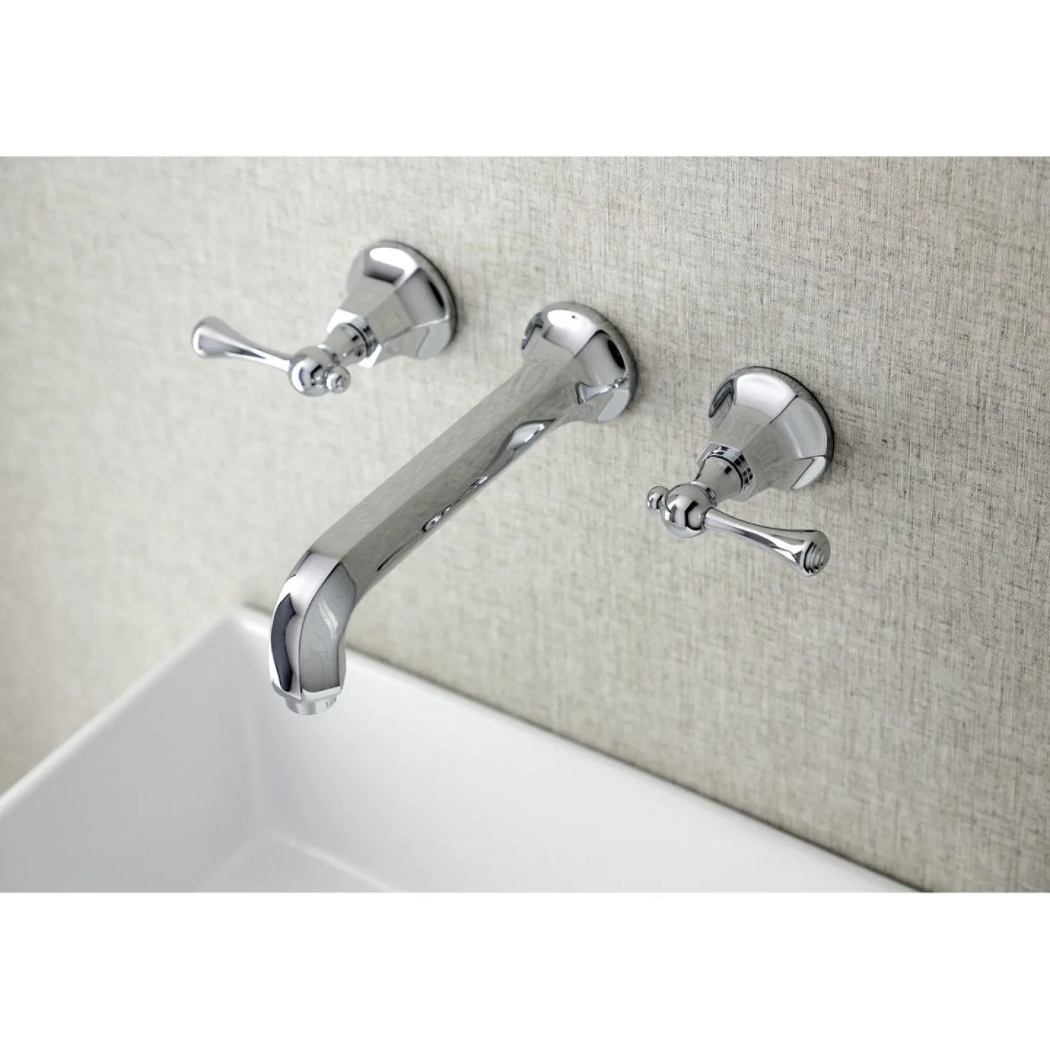 Kingston Brass Metropolitan Wall Mount Bathroom Faucet