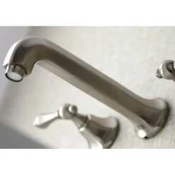 Kingston Brass Metropolitan 2-Handle Wall Mount Bathroom Faucet