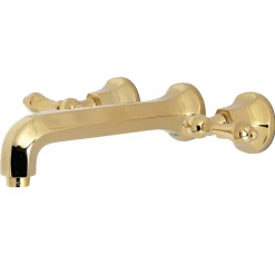 Kingston Brass Metropolitan 2-Handle Wall Mount Bathroom Faucet