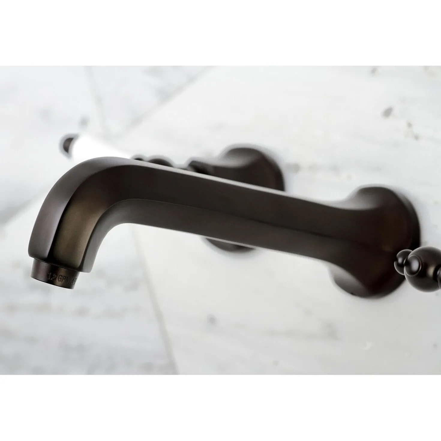 Kingston Brass Metropolitan Two-Handle Wall Mount Bathroom Faucet