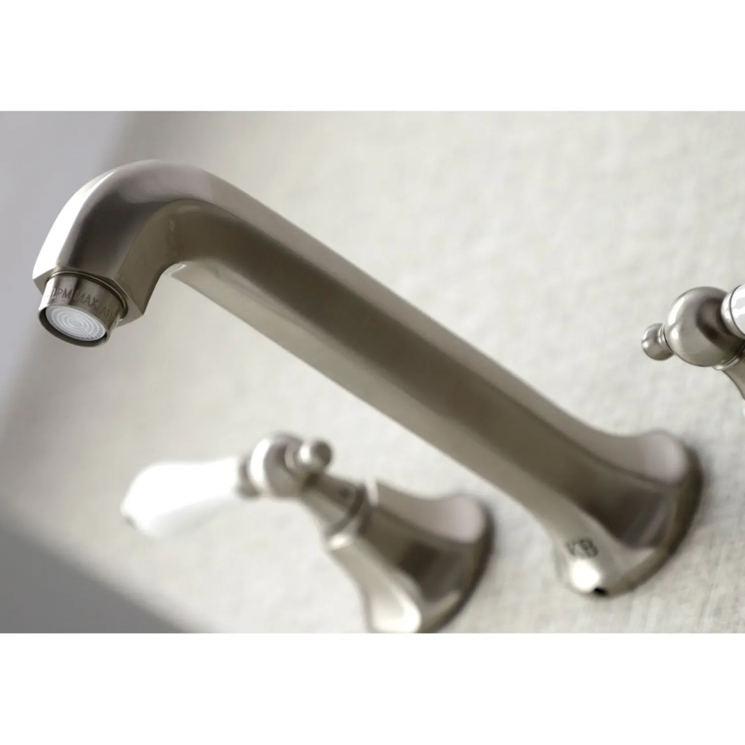 Kingston Brass Metropolitan Two-Handle Wall Mount Bathroom Faucet