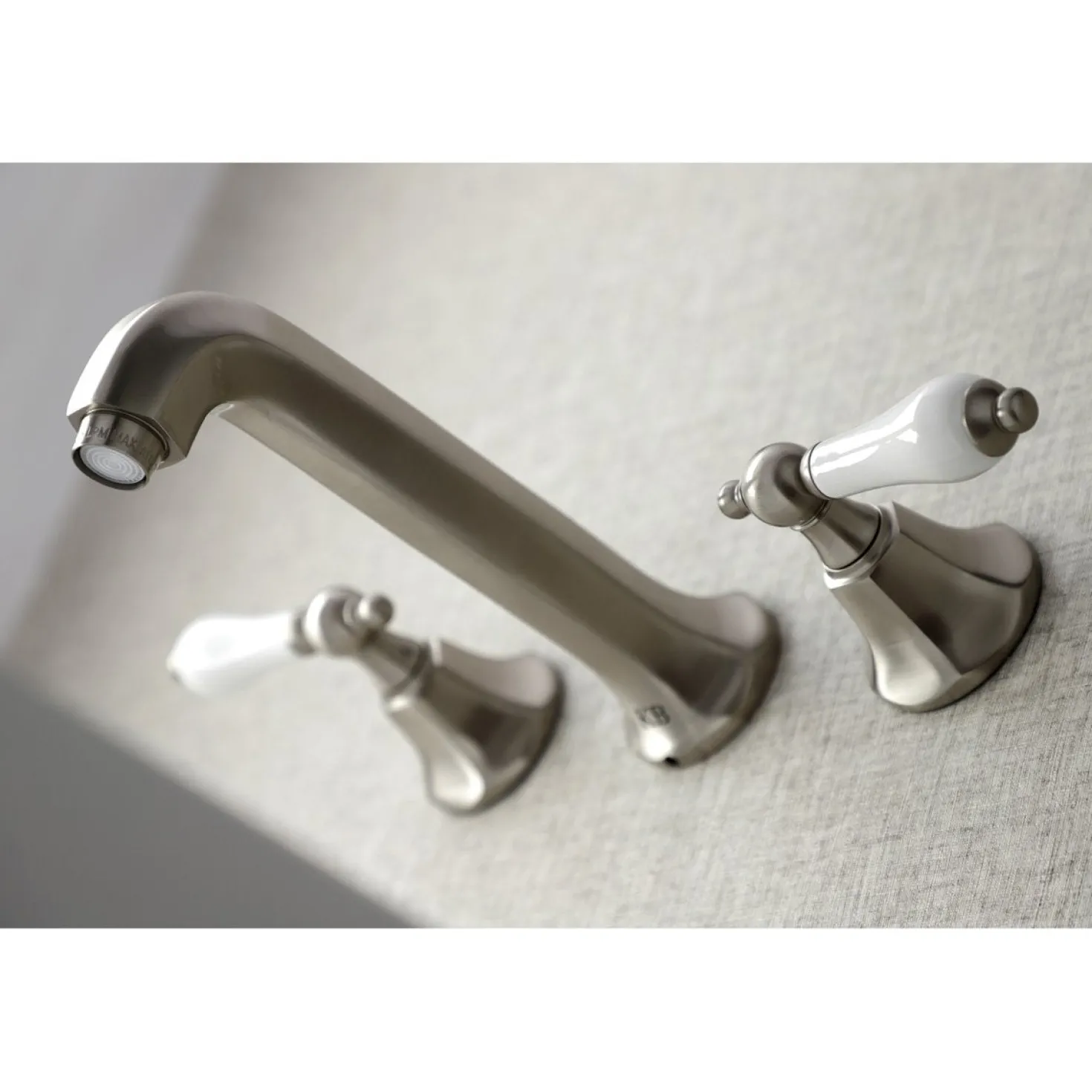 Kingston Brass Metropolitan Two-Handle Wall Mount Bathroom Faucet