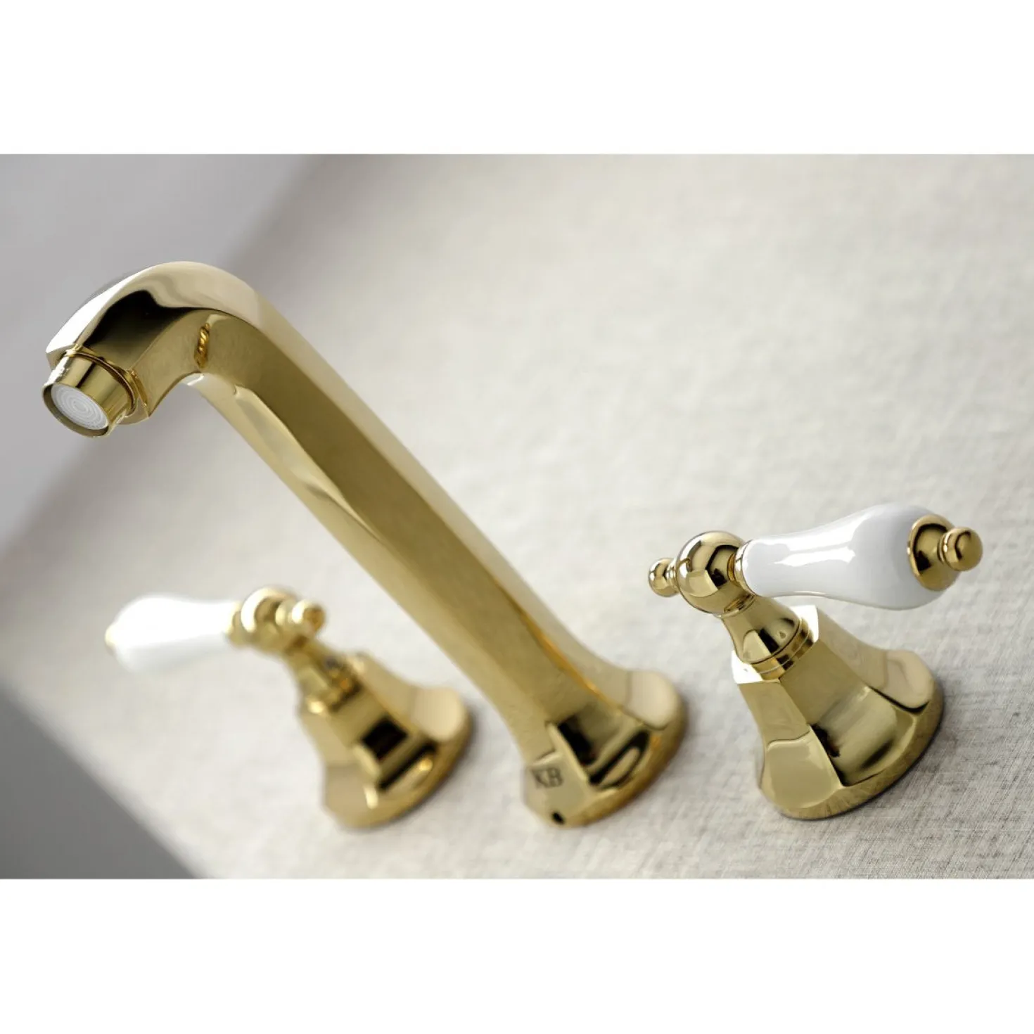 Kingston Brass Metropolitan Two-Handle Wall Mount Bathroom Faucet