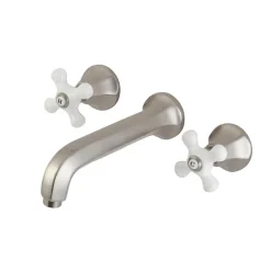 Kingston Brass Metropolitan Wall Mount 2-Handle Bathroom Faucet