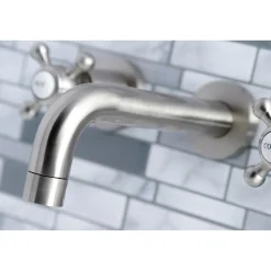 Kingston Brass Metropolitan 2-Handle 8-Inch Wall Mount Bathroom Faucet