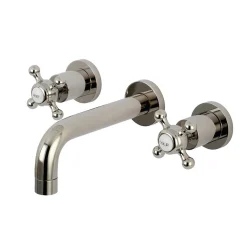 Kingston Brass Metropolitan 2-Handle 8-Inch Wall Mount Bathroom Faucet