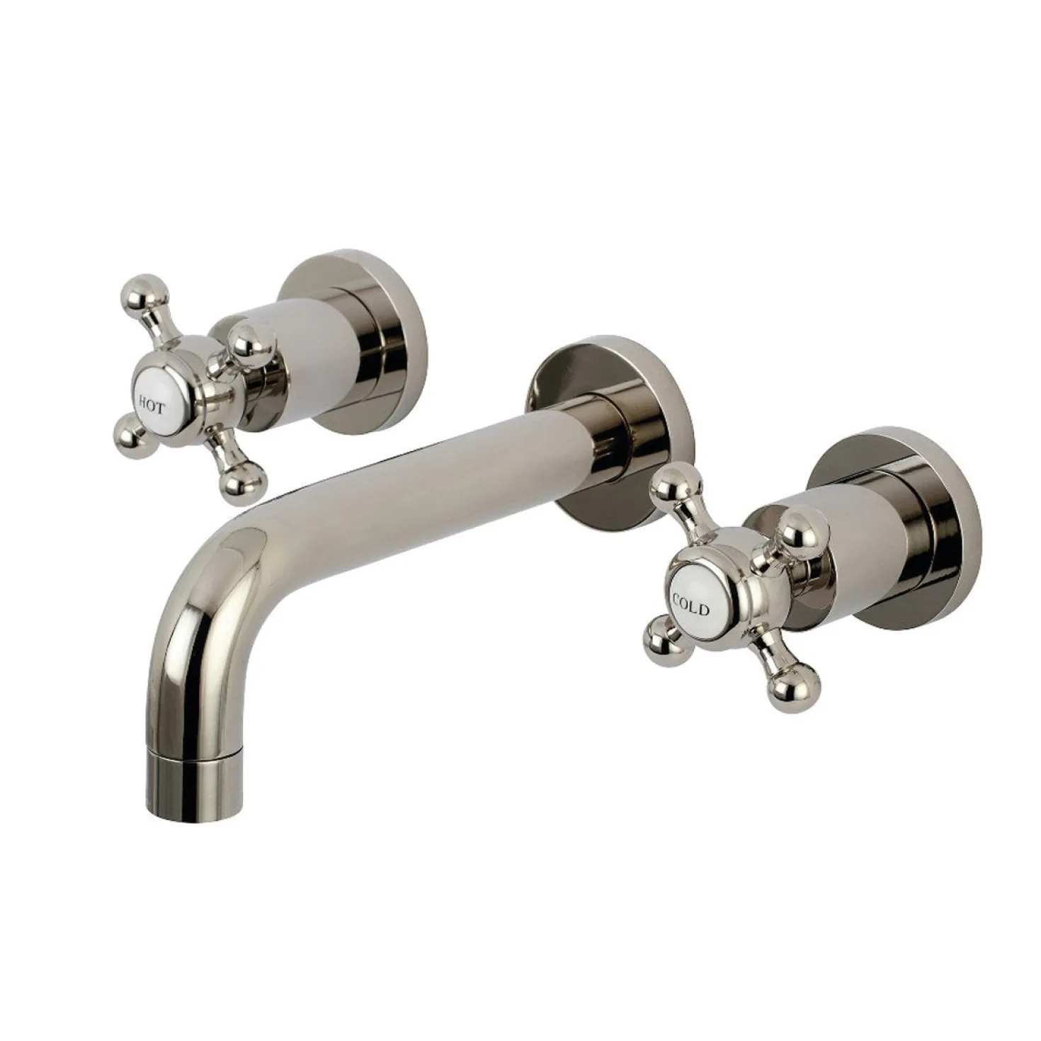 Kingston Brass Metropolitan 2-Handle 8-Inch Wall Mount Bathroom Faucet