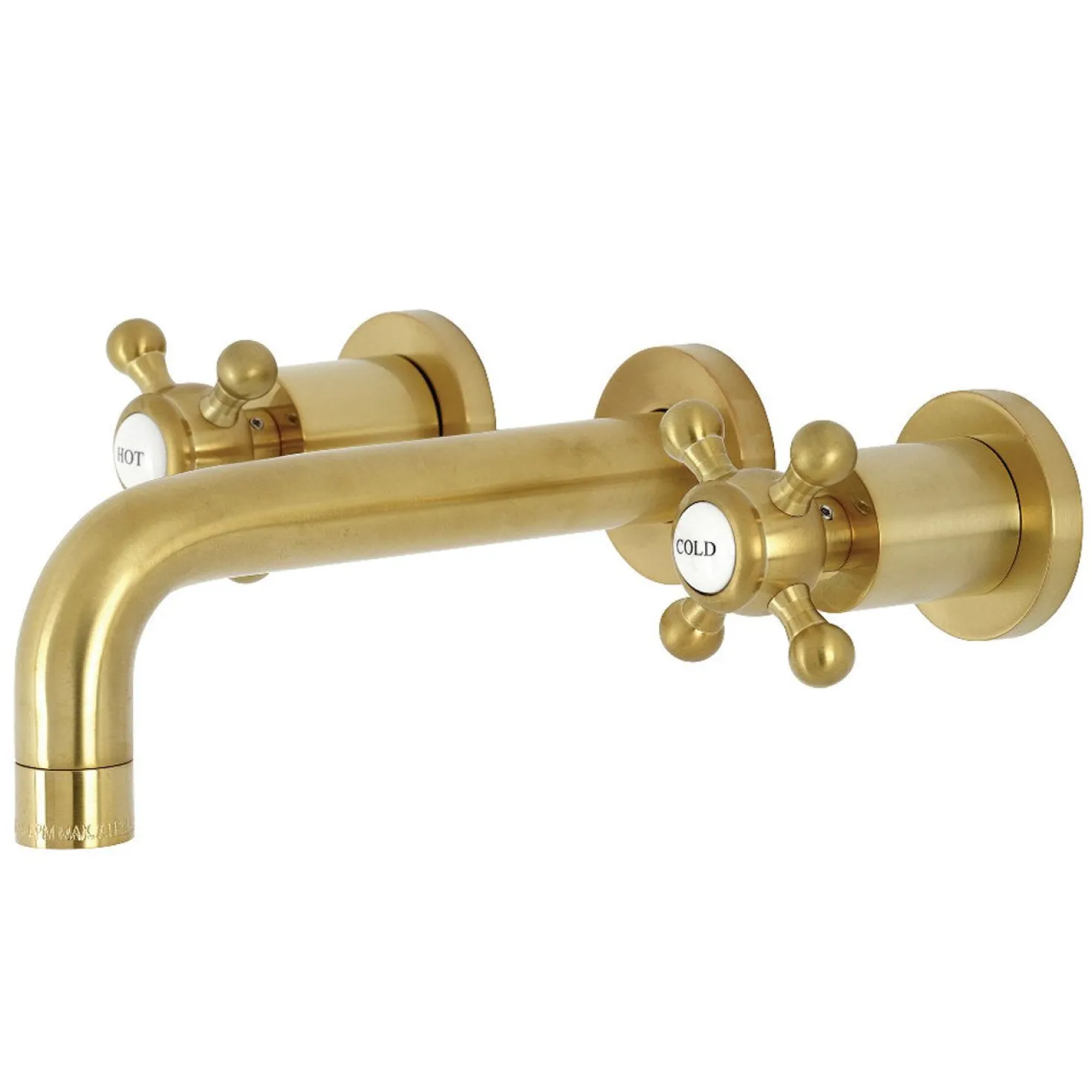 Kingston Brass Metropolitan 2-Handle 8-Inch Wall Mount Bathroom Faucet