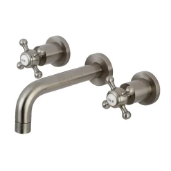 Kingston Brass Metropolitan 2-Handle 8-Inch Wall Mount Bathroom Faucet