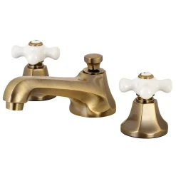 Kingston Brass Metropolitan 3-Hole 8-Inch Widespread Bathroom Faucet