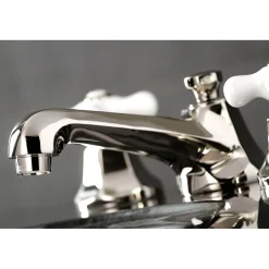 Kingston Brass Metropolitan 3-Hole 8-Inch Widespread Bathroom Faucet