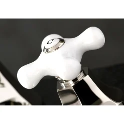 Kingston Brass Metropolitan 3-Hole 8-Inch Widespread Bathroom Faucet