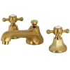 Kingston Brass Metropolitan Deck Mount 8" Widespread Bathroom Faucet