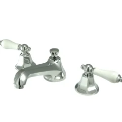 Kingston Brass Metropolitan 8-Inch Widespread Deck Mount Bathroom Faucet