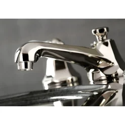 Kingston Brass Metropolitan 8-Inch Widespread Deck Mount Bathroom Faucet