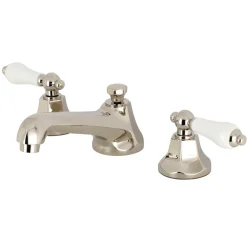 Kingston Brass Metropolitan 8-Inch Widespread Deck Mount Bathroom Faucet