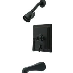 Kingston Brass Metropolitan 3 Holes Tub and Shower Faucet