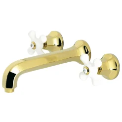 Kingston Brass Metropolitan Wall Mount Two-Handle Tub Faucet