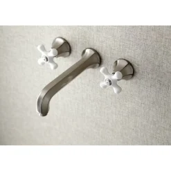 Kingston Brass Metropolitan Wall Mount Two-Handle Tub Faucet