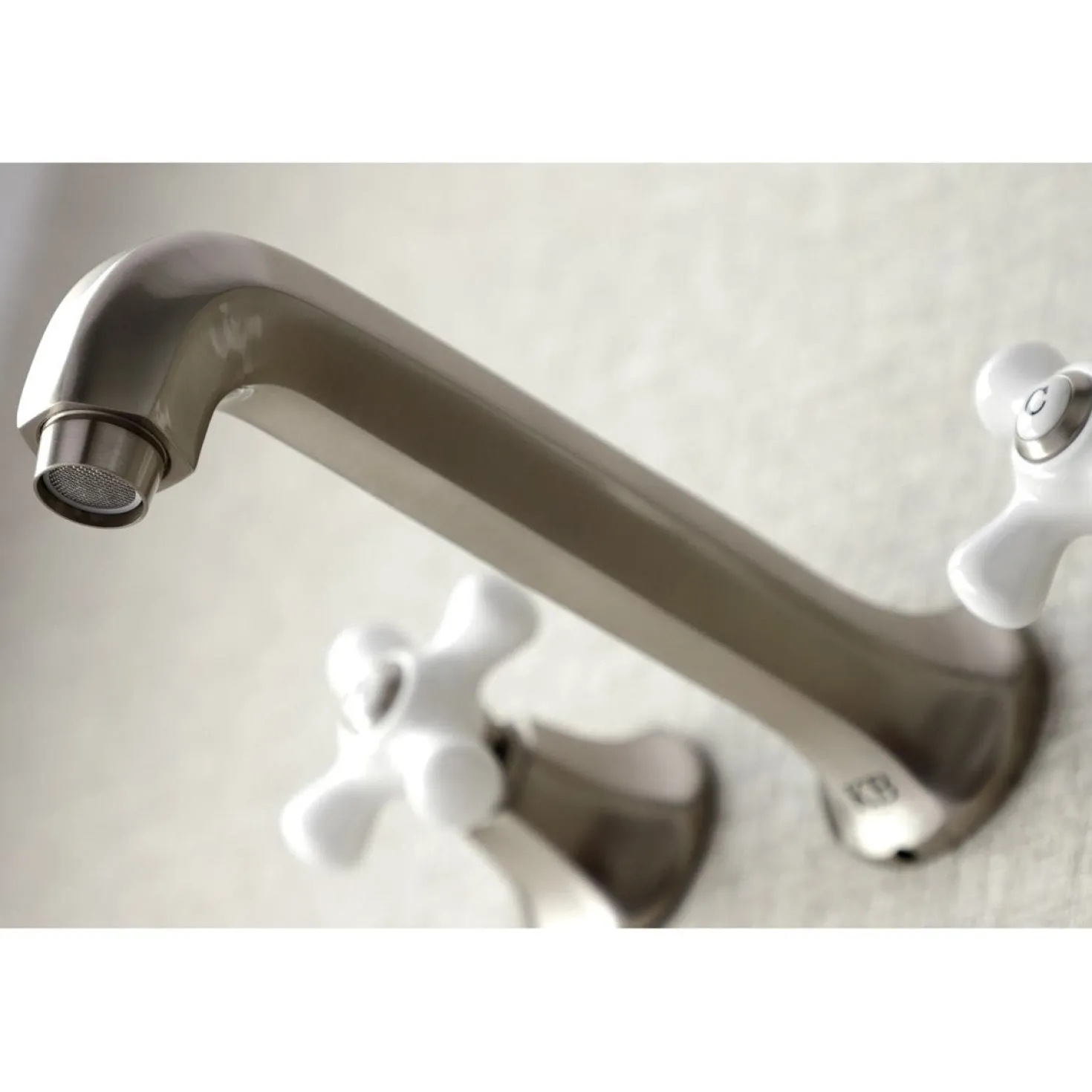 Kingston Brass Metropolitan Wall Mount Two-Handle Tub Faucet