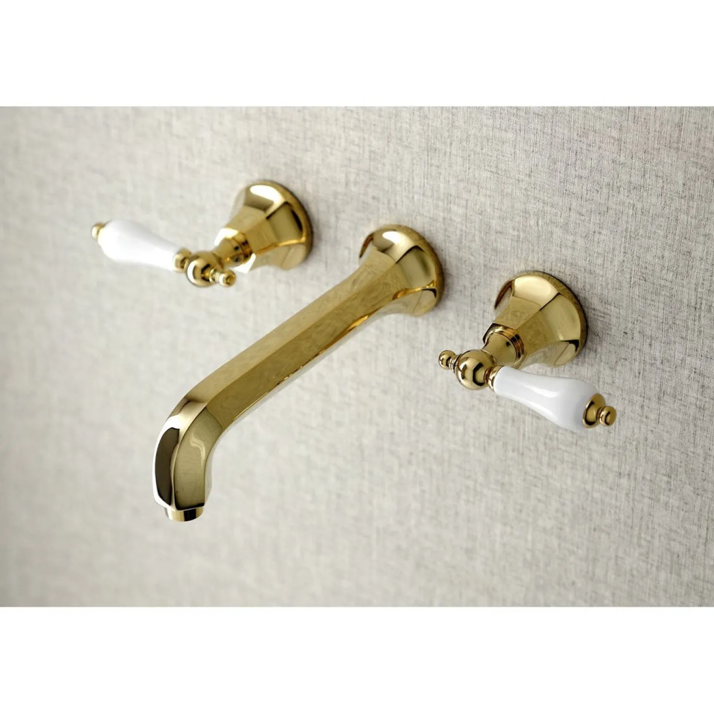 Kingston Brass Metropolitan Wall Mount 2-Handle Tub Faucet