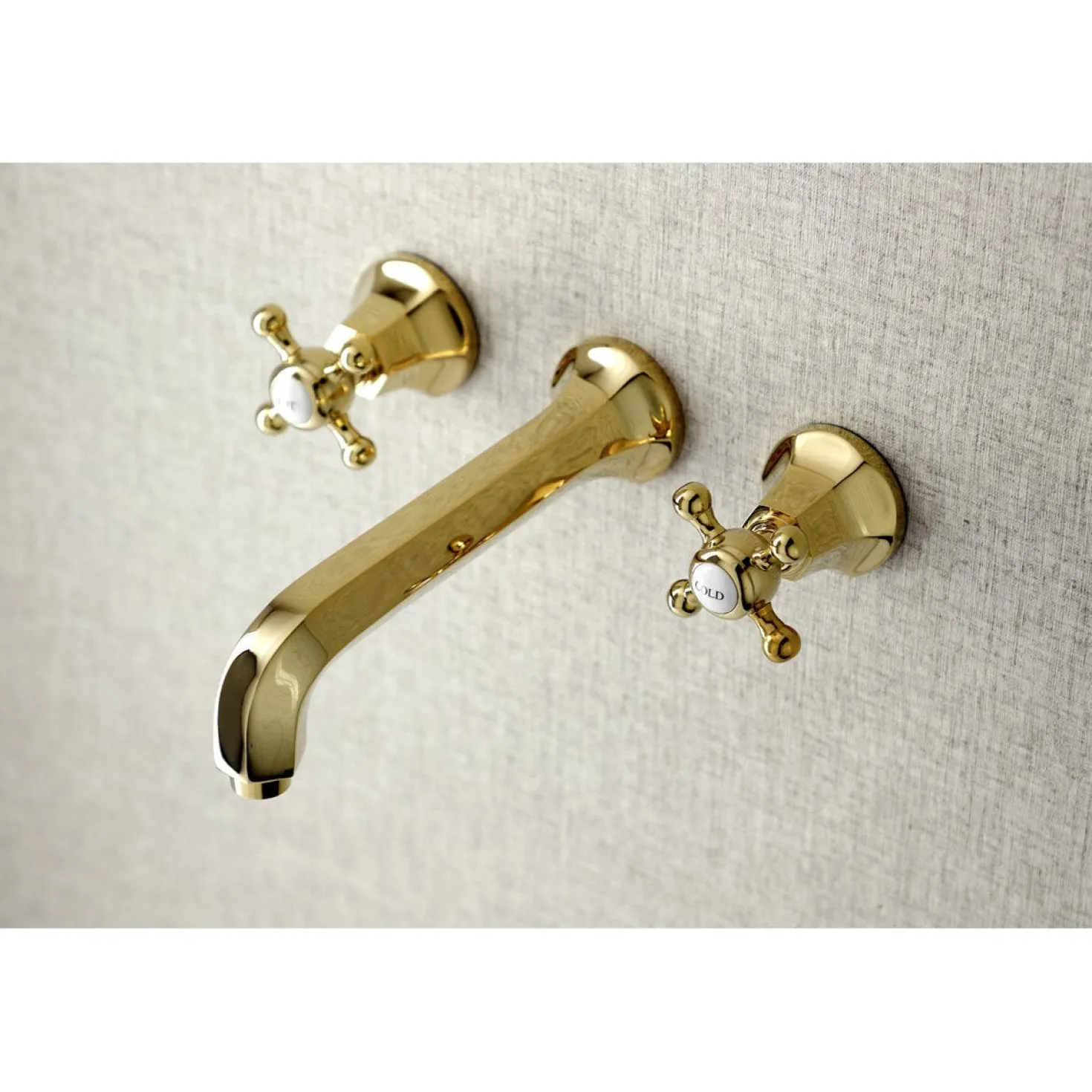 Kingston Brass Metropolitan Two Handles Wall Mount Tub Faucet