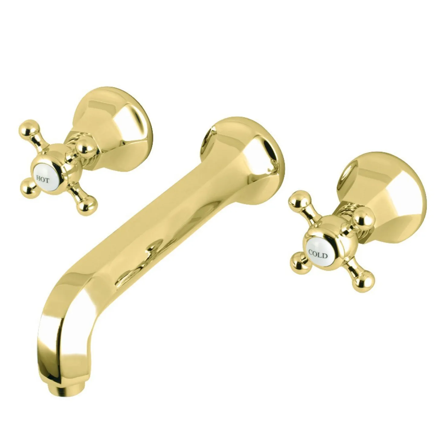 Kingston Brass Metropolitan Two Handles Wall Mount Tub Faucet