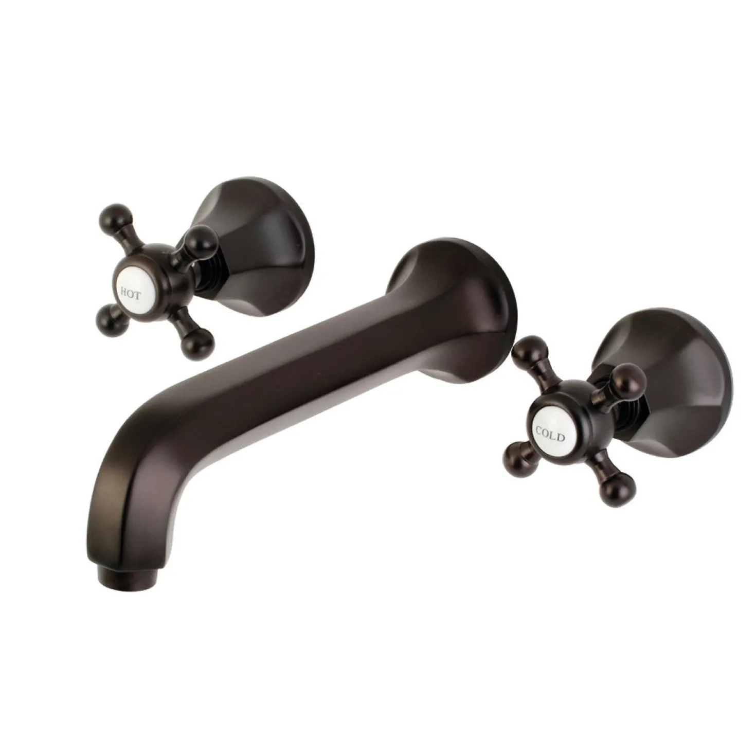 Kingston Brass Metropolitan Two Handles Wall Mount Tub Faucet