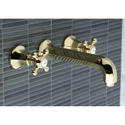 Kingston Brass Metropolitan Two Handles Wall Mount Tub Faucet